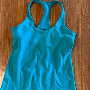 Lululemon Teal Razor Back Tank Top